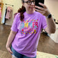 Summer Vibes Graphic Tee Comfort Colors Purple