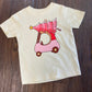 Pink Cozy Coupe Christmas Tree Graphic Tee