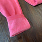 Girls Fleece Lined Leggings - Bright Pink