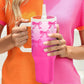Pink Bow 40oz  Ombre Tumbler