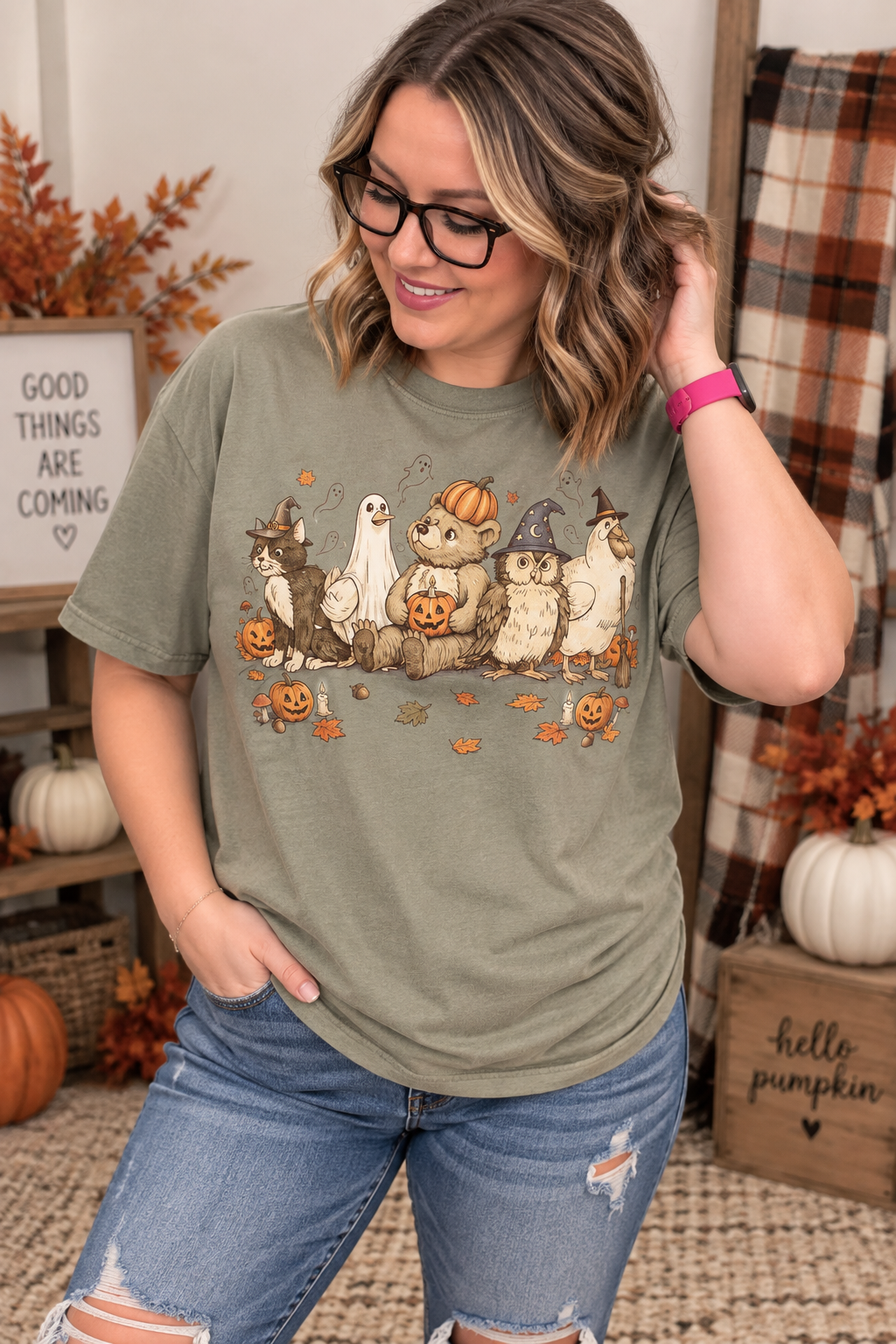 Little Bear Fall Tee