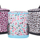 Leopard Print Backpack Cooler
