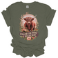 Follow the Word not the Herd Highland Cow Graphic Tee