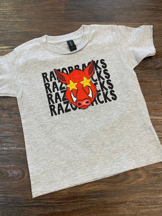 YOUTH Razorbacks Graphic Tee