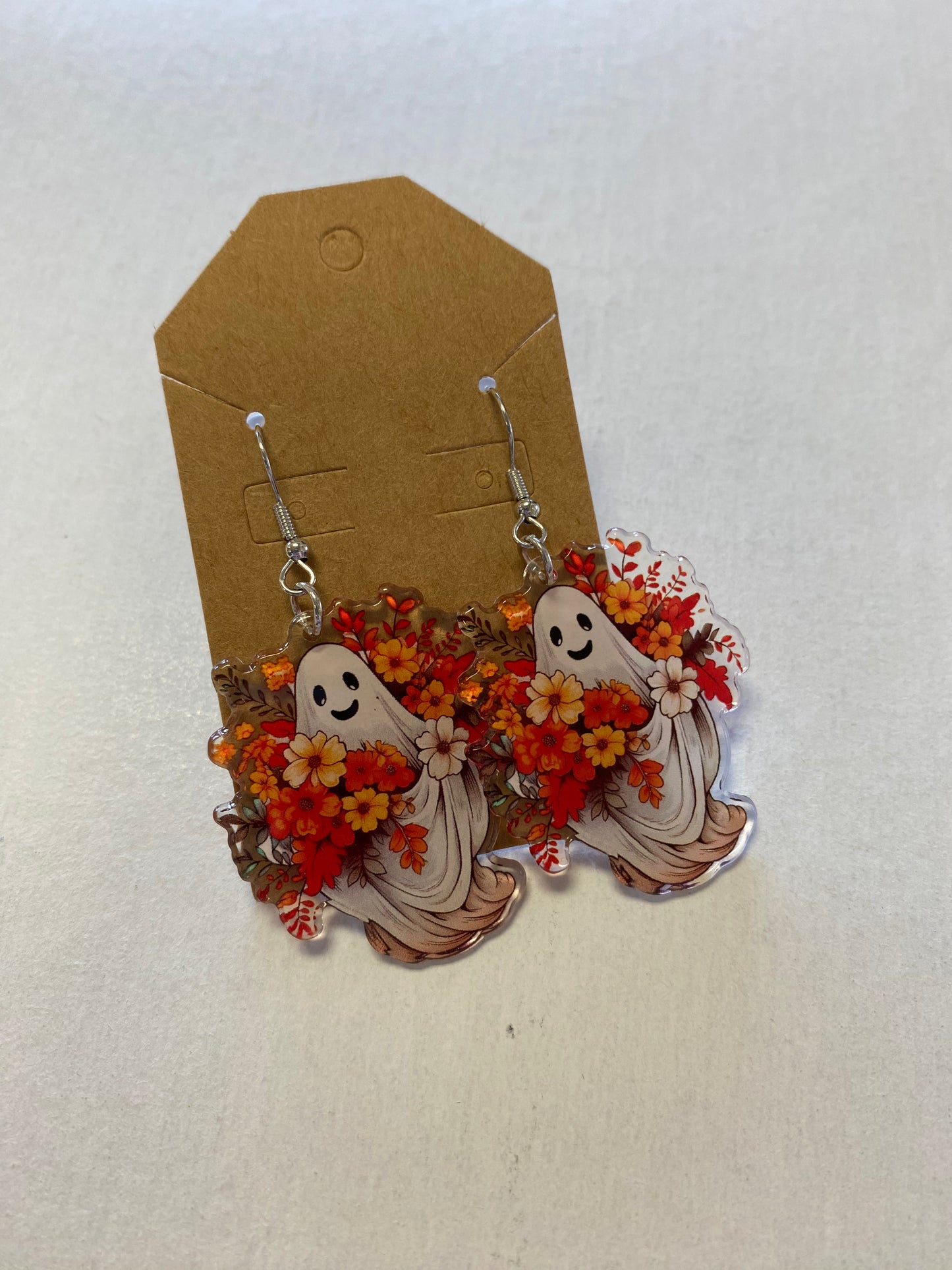 Boho Ghost dangle earrings