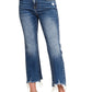 Zenana Kick Crop Flare Denim Pants