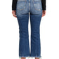 Zenana Kick Crop Flare Denim Pants