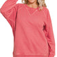 Ruby Pigment Dyed Lightweight Sweatshirt