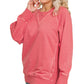 Ruby Pigment Dyed Lightweight Sweatshirt