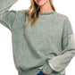 Ash Jade Acid Wash Sweatshirt