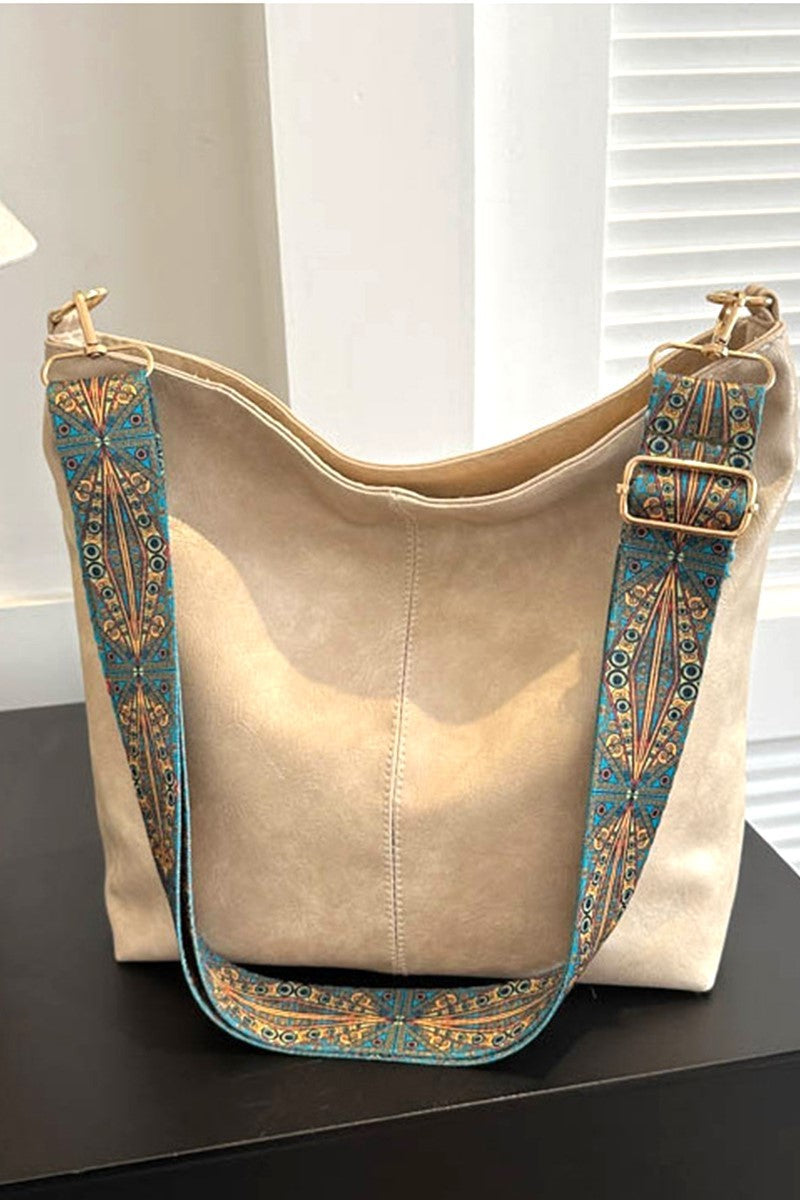 Neutral hobo Style Crossbody Bag Purse