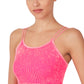 Coral Washed ribbed seamless double strap brami
