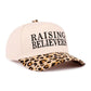 Raising Believers Leopard Print Trucker Hat