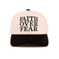 Faith Over Fear Black Trucker Hat