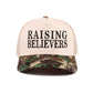 Raising Believers Camo Print Trucker Hat