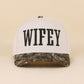 WIFEY Camo Print Trucker Hat