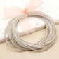 Hot Pink Guitar String Bracelets -20pcs set