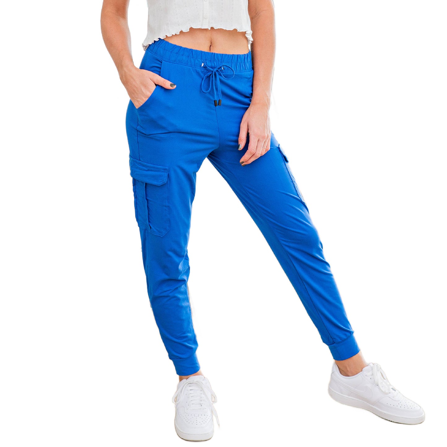 Mocha Ultra Soft Joggers w/ Cargo Pocket