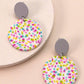 Colorful Dots Polymer Earrings