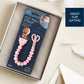 Sweetie Strap™ Silicone One-Piece Pacifier Clips: Pink Beaded