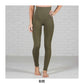 Olive Tummy Control Fleece Lined Leggings - One Size & Curvy
