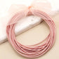 Hot Pink Guitar String Bracelets -20pcs set