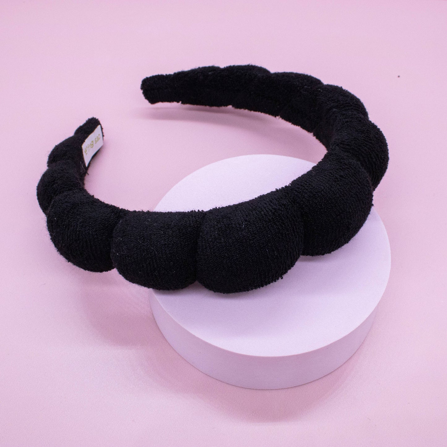 Puffy Terry Cloth Padded Spa Headband with Scrunchies - Multiple Colors
