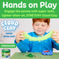 Sensory Mini Play Kit Jar with Cloud Clay: Dinosaur Theme