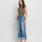 Super High Rise Double Cuffed Baggy Wide Jeans