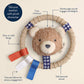 Bear Itzy Ring Pal™ - Teething Ring with Plush Character: Taupe Bear