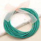 Turquoise Guitar String Bracelets -20pcs set