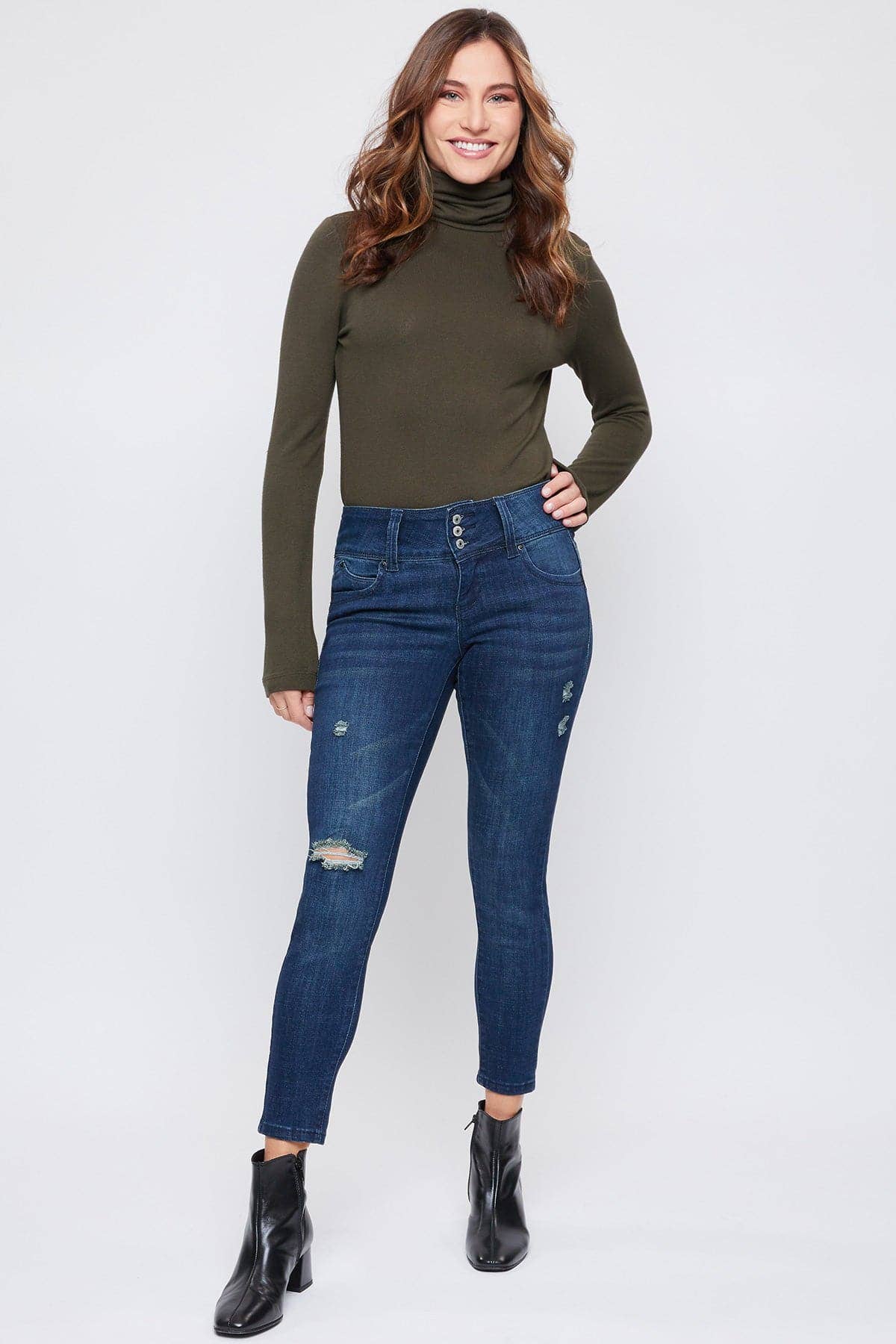 Petite WannaBettaButt Mid Rise Jeans
