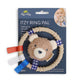 Bear Itzy Ring Pal™ - Teething Ring with Plush Character: Taupe Bear
