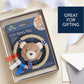 Bear Itzy Ring Pal™ - Teething Ring with Plush Character: Taupe Bear