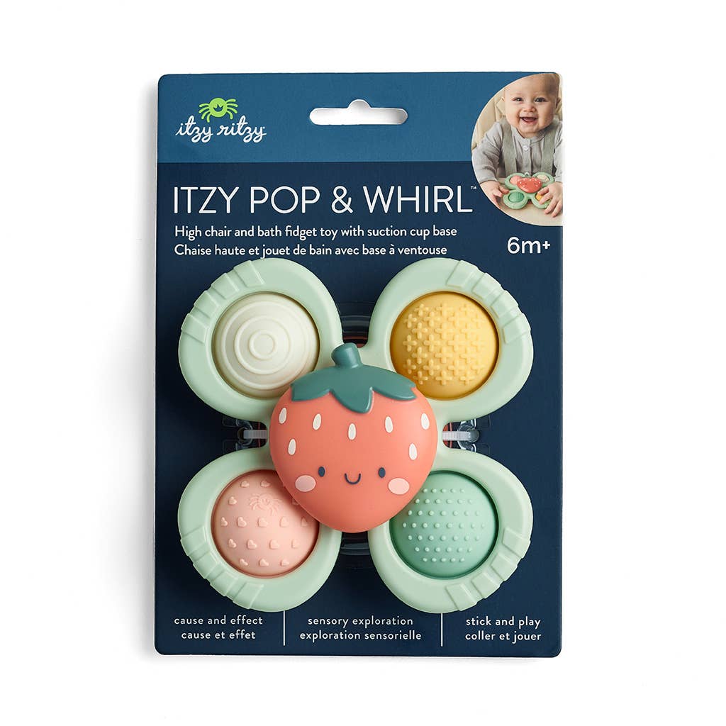 Strawberry Itzy Pop & Whirl™ - Bath + Travel Toy