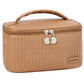 BROWN SQUARE MAKEUP BAG