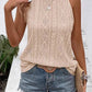 APRICOT JACQUARD CAMISOLE KNITTED TOP