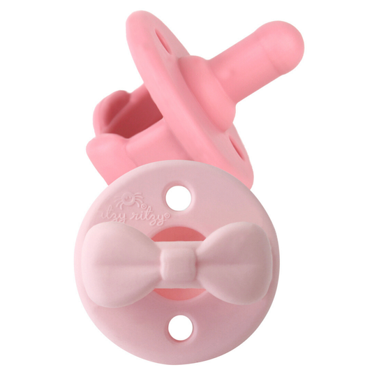 Sweetie Soother™ Pacifier Sets (2-pack): 6-18 M Pink Bows