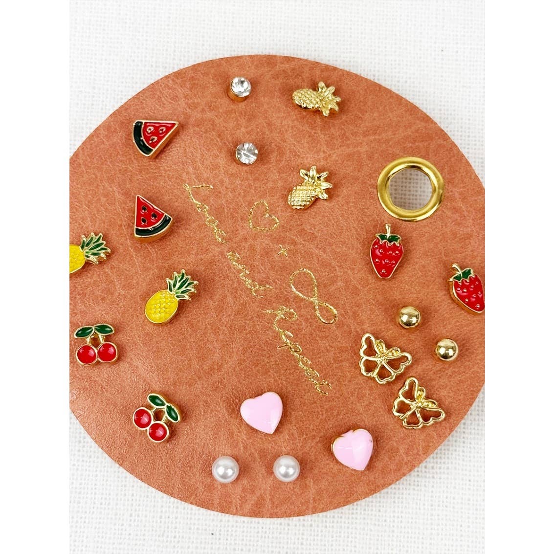 Everyday Fruity Minimalist Earrings: Set C