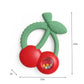 Cherries Bitzy Shake™ - Silicone Teether with Rattle