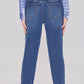 Girls Taylor Relax Fit Elastic Back Roll Cuff Jeans