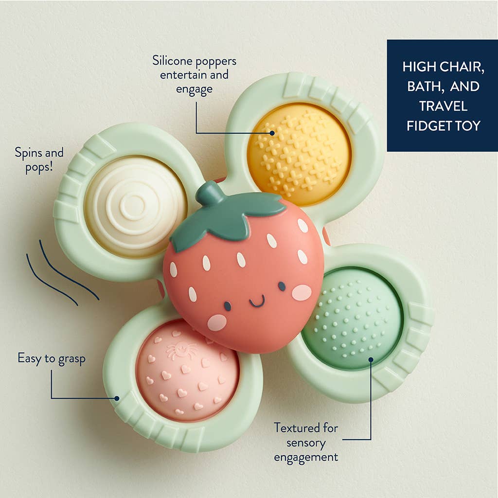 Strawberry Itzy Pop & Whirl™ - Bath + Travel Toy