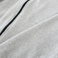 Boys' Grey Soft Waffle Knit Zip-Up Jacket