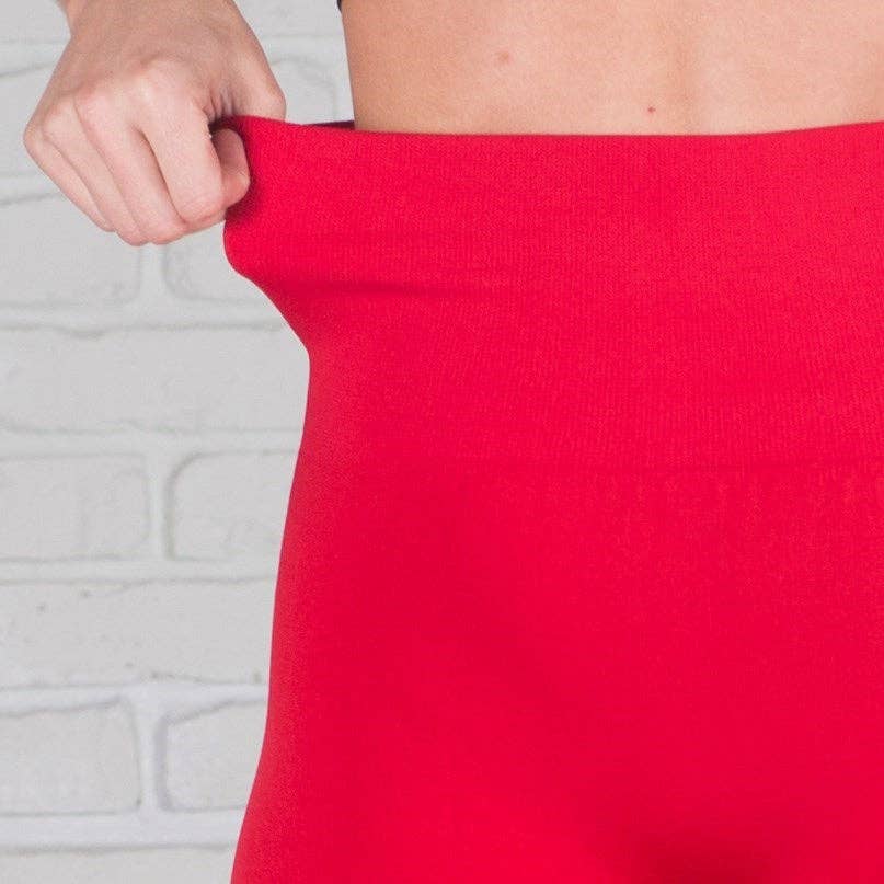 Olive Tummy Control Fleece Lined Leggings - One Size & Curvy