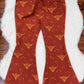 Kids Highland Cow Flare Jeans