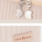 PINK SOLID COLOR SQUARE MAKEUP BAG