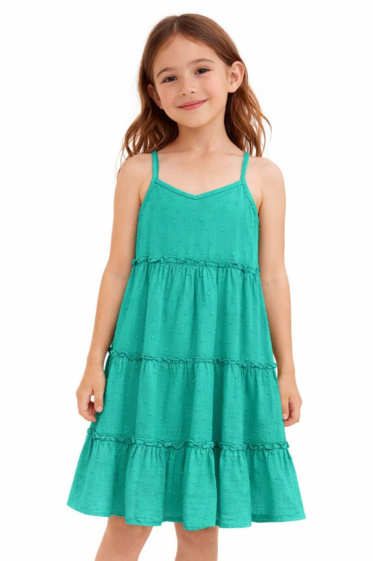 Toddler's Teal Maxi Dress