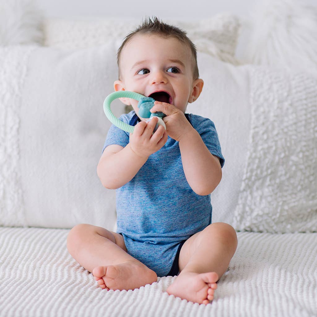 Rainbow Ritzy Rattle™ Silicone Teether Rattles