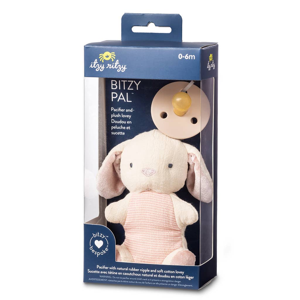 BEAR Bitzy Pal Natural Rubber Pacifier & Plush