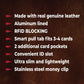 Mad Maxx Leather RFID Black & Brown Wallet